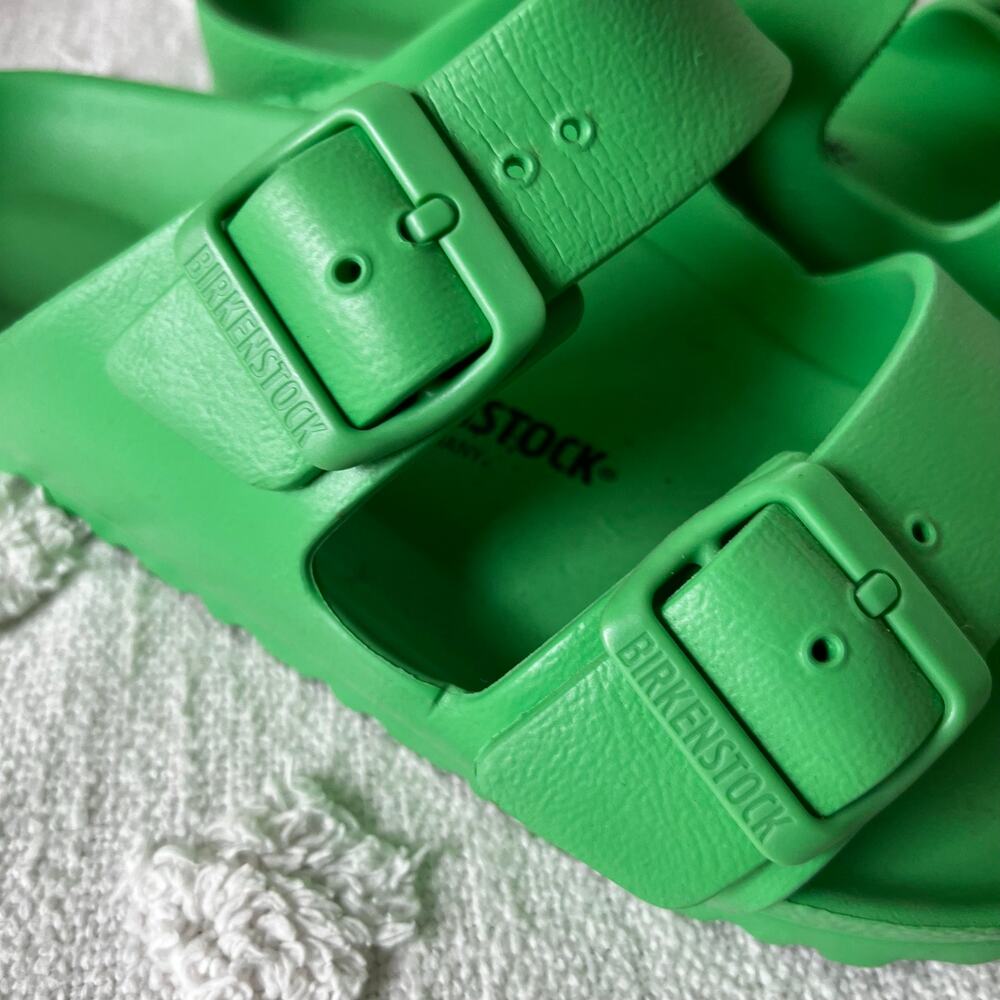 Birkenstock Arizona Green EVA Sandals Supportive Comfort Beach Vacation Summer - Picture 4 of 6